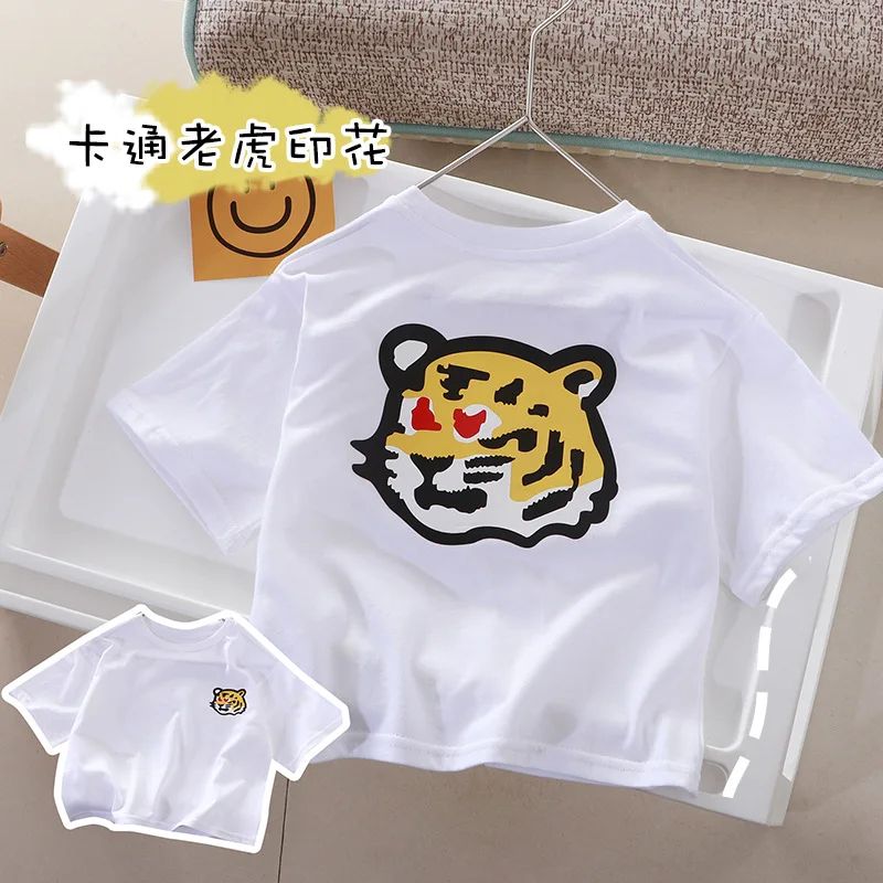 

Children Cotton Short Sleeve Loose T-shirt