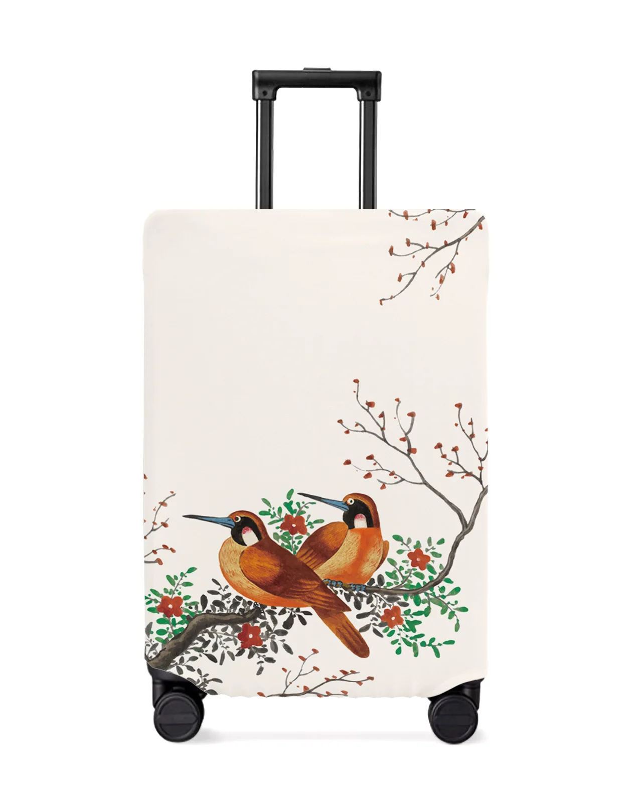 

Chinese Style Plum Blossom Birds Flowers Travel Luggage Cover Elastic Baggage Cover Suitcase Case Dust Cover Travel Accessories
