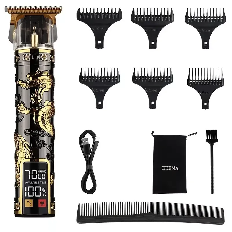 

Новые профессиональные машинки для стрижки волос для мужчин, триммер для бороды, перезаряжаемый триммер для стрижки, триммеры с T-образными ...