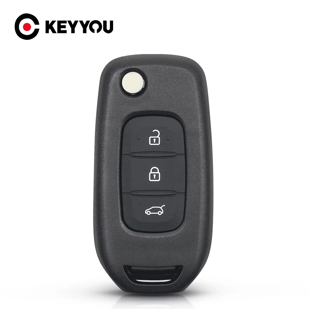 Складной флип-чехол KEYYOU на 2/3 кнопок для Renault Dacia Logan Sandero устройства лодки Dokker Duster