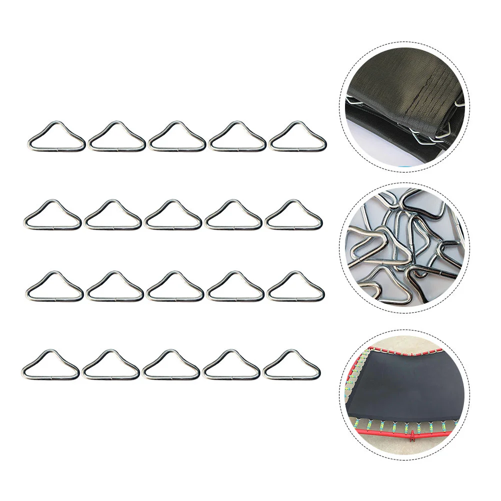 40 шт. специальное кольцо для батута треугольные кольца пряжки сетчатая ткань