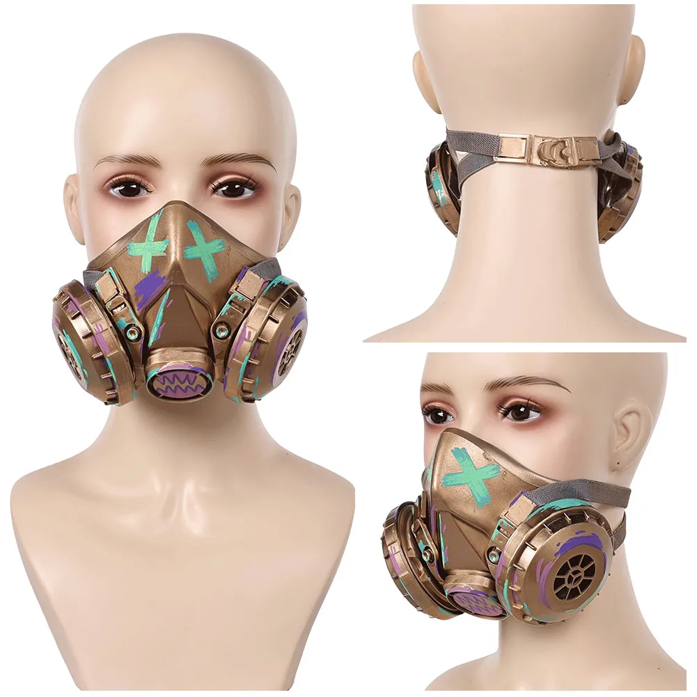 Взрослый Arcane Jinx Косплей Игра LOL Маска Головные Уборы Ролевая Женщины Мужчины