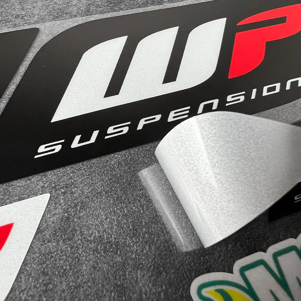 Светоотражающие наклейки WP аксессуары для вилок и мотоциклов подвеска