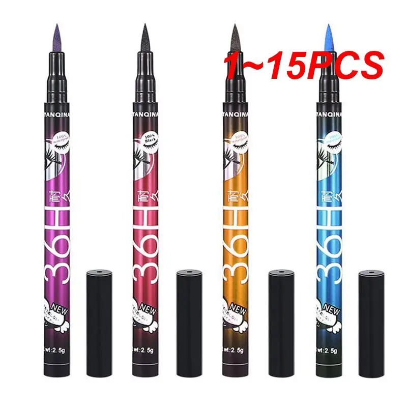 

1-15 шт., водостойкая жидкая подводка для глаз, 36 часов