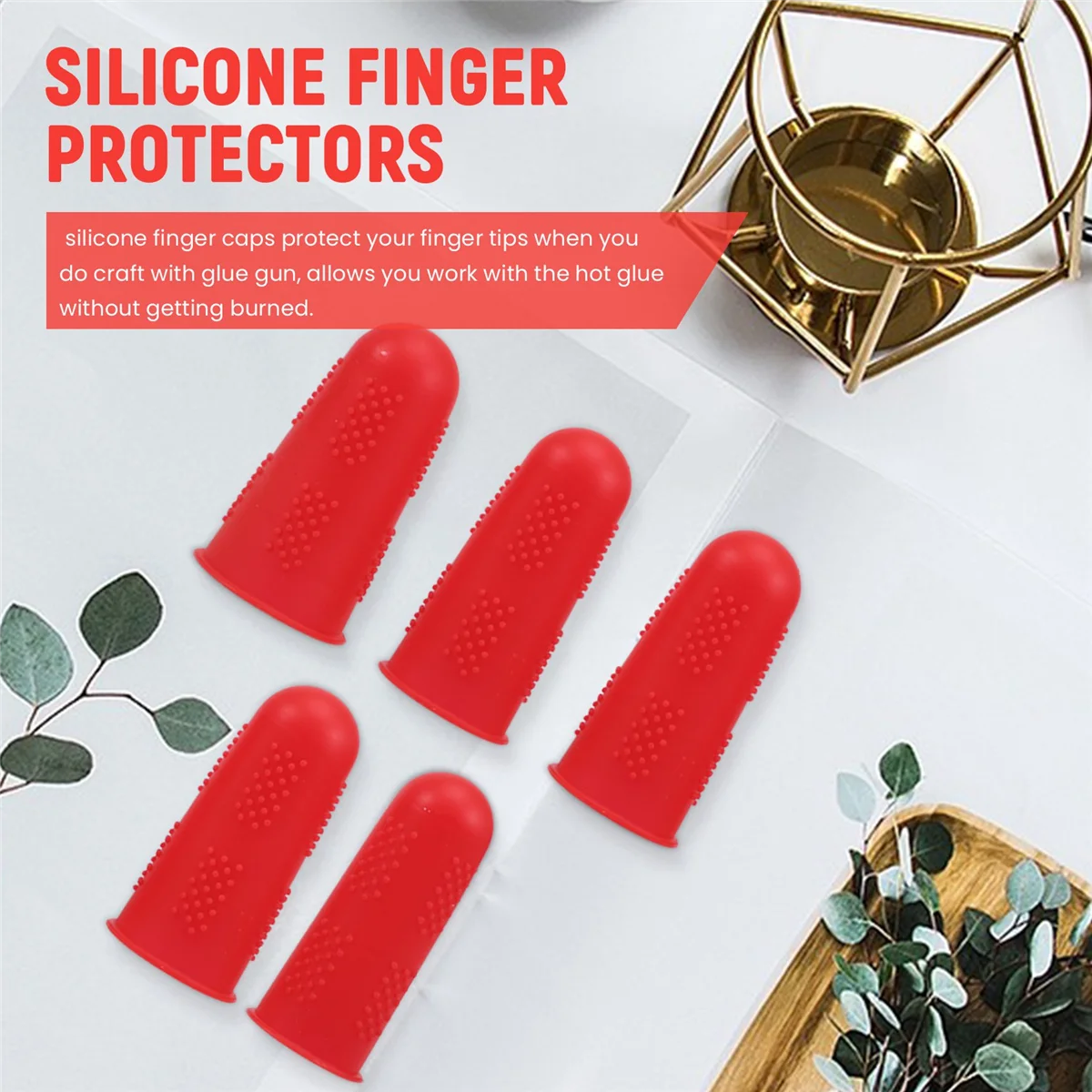 Силиконовые накладки на пальцы 20 шт. Защита для пальцев Инструмент горячего