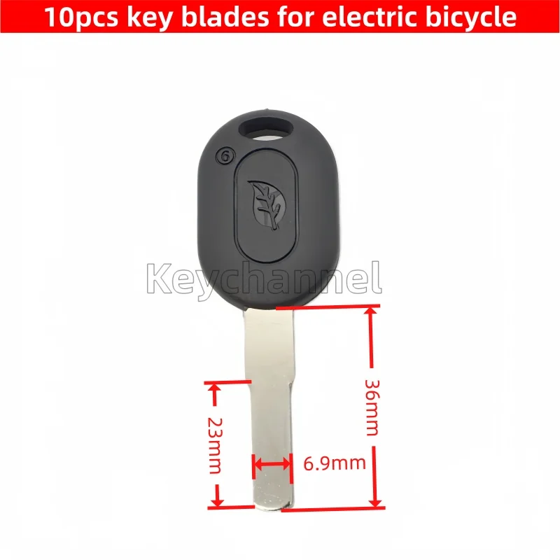 

Keyychannel 10 шт., лезвие ключа для электрического велосипеда, лезвие ключа зажигания, необрезанный металлический ключ для электронного велосипеда, пустой запасной ключ, лезвие ключа, твердый ключ