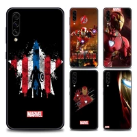 phone case for samsung a10 a20 a30 a30s a40 a50 a60 a70 a80 a90 5g a7 a8 2018 case soft silicone cover marvel spiderman iron man