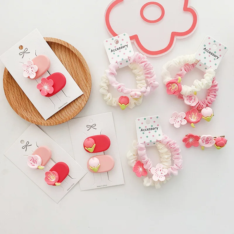 

2pcs/lot Clips Solid Color Bows Duckbill Cute Handmade Bowknot Baby Hairpins Princess Headwear Kids Gift Flowers Resin Sweet Hot