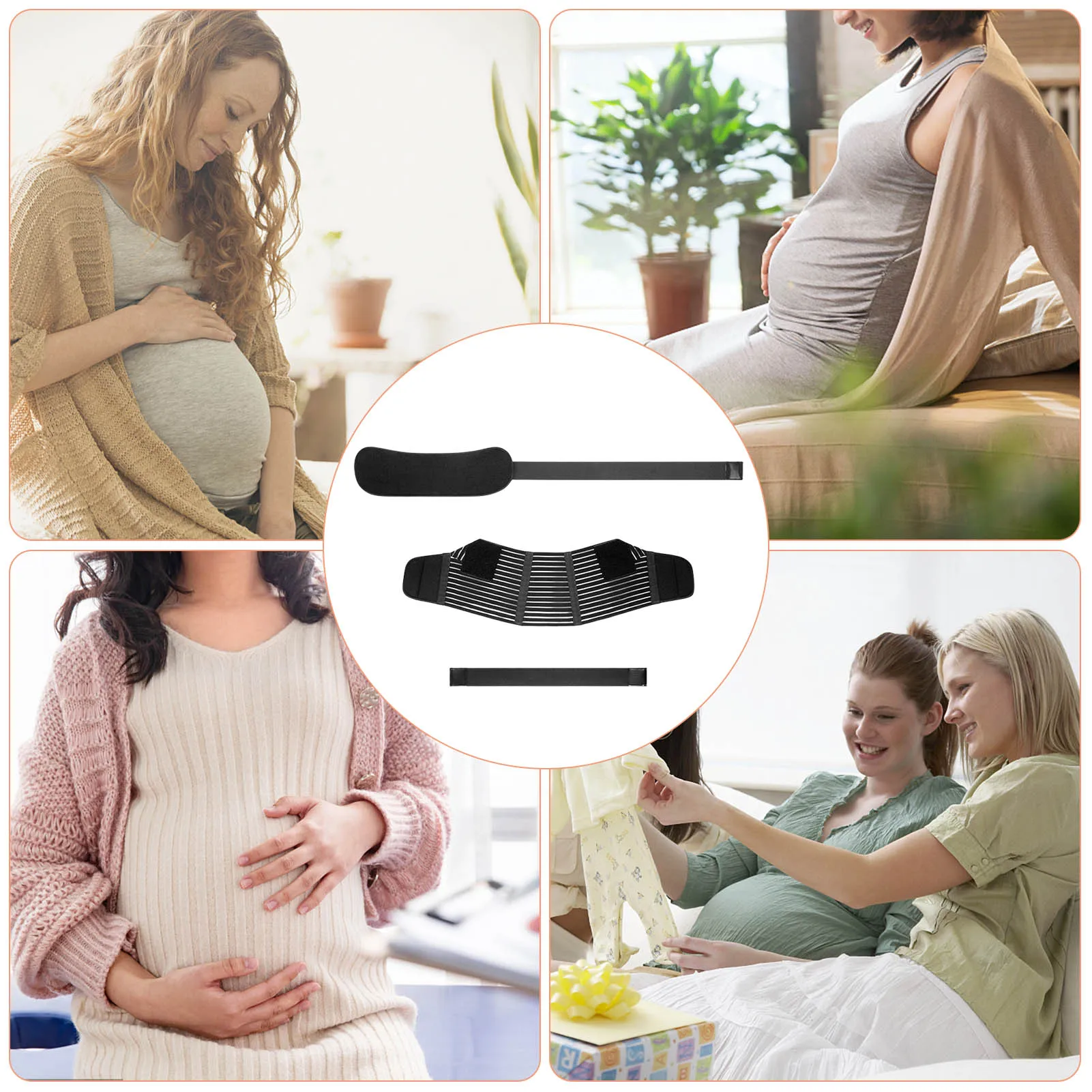 

Maternity Belly Belt Breathable Pregnancy Belly Belt Prenatal Abdominal Support Belt Pregnancy Support Maternity Belt