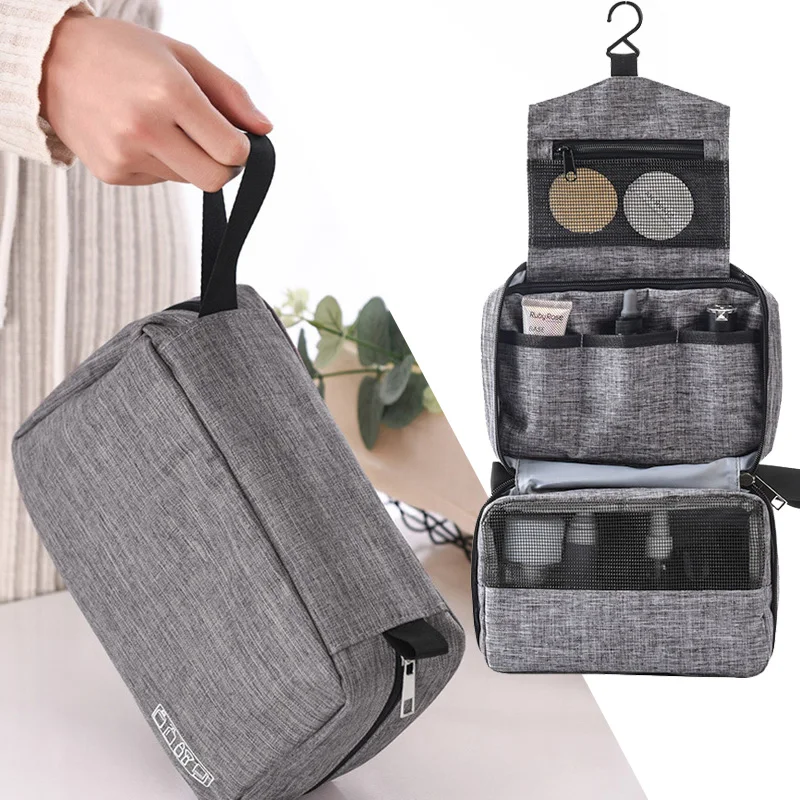 

Mens Travel Bathroom Hanging Toiletry Bag Canvas Dopp Kit Necessaries Bag Shaving Shower Women Beauty Cosmetic Makeup Organizer