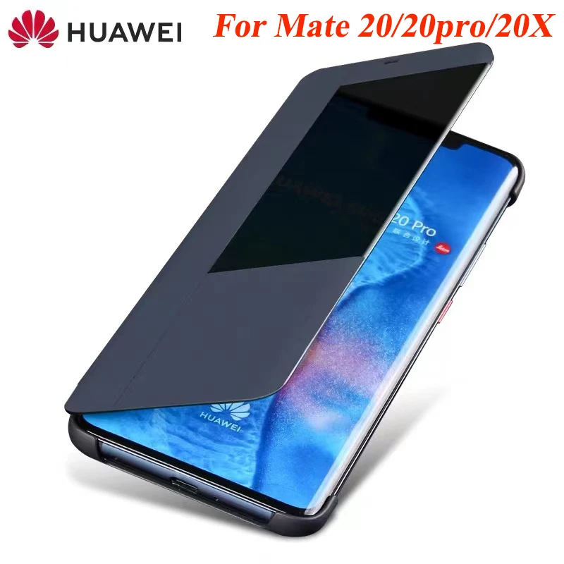 

Original Smart View Case For Huawei Mate 20 Pro Auto Sleep Wake Up Flip Cover Slim Phone Case For Mate 20 20pro 20X Fundas Capa