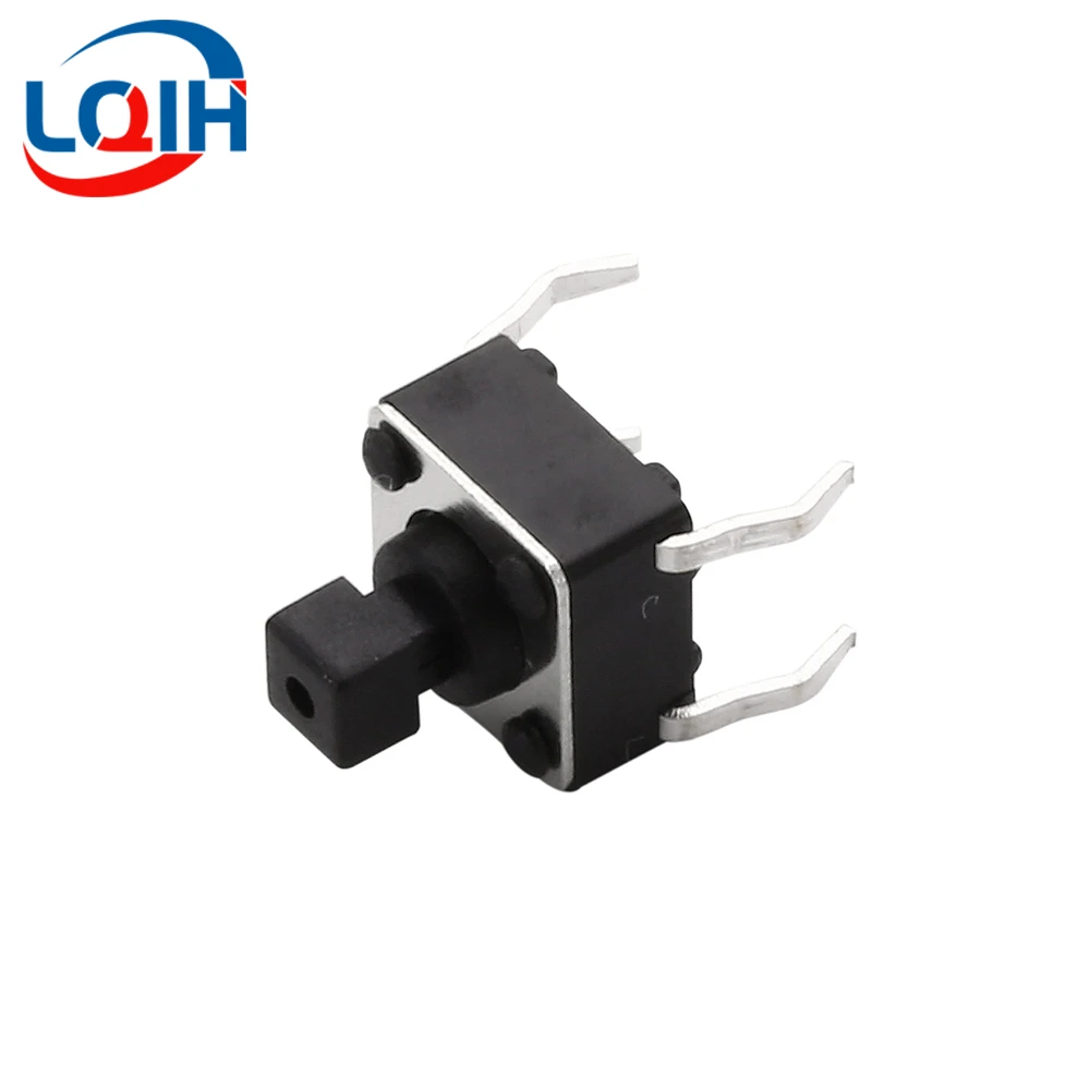 Тактовый выключатель DIP 6 х6х7 3 мм 4 контакта 12 В постоянного тока разъемы 50 мА