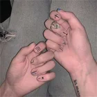 Индивидуальная наклейка для ногтей в виде Розы, наклейка для маникюра, водостойкая устойчивая наклейка для ногтей, наклейки для ногтей, украшение для ногтей, декор для ногтей