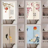 japanese fabric door curtain home living room blackout door curtain bedroom kitchen partition curtain bathroom shade curtain