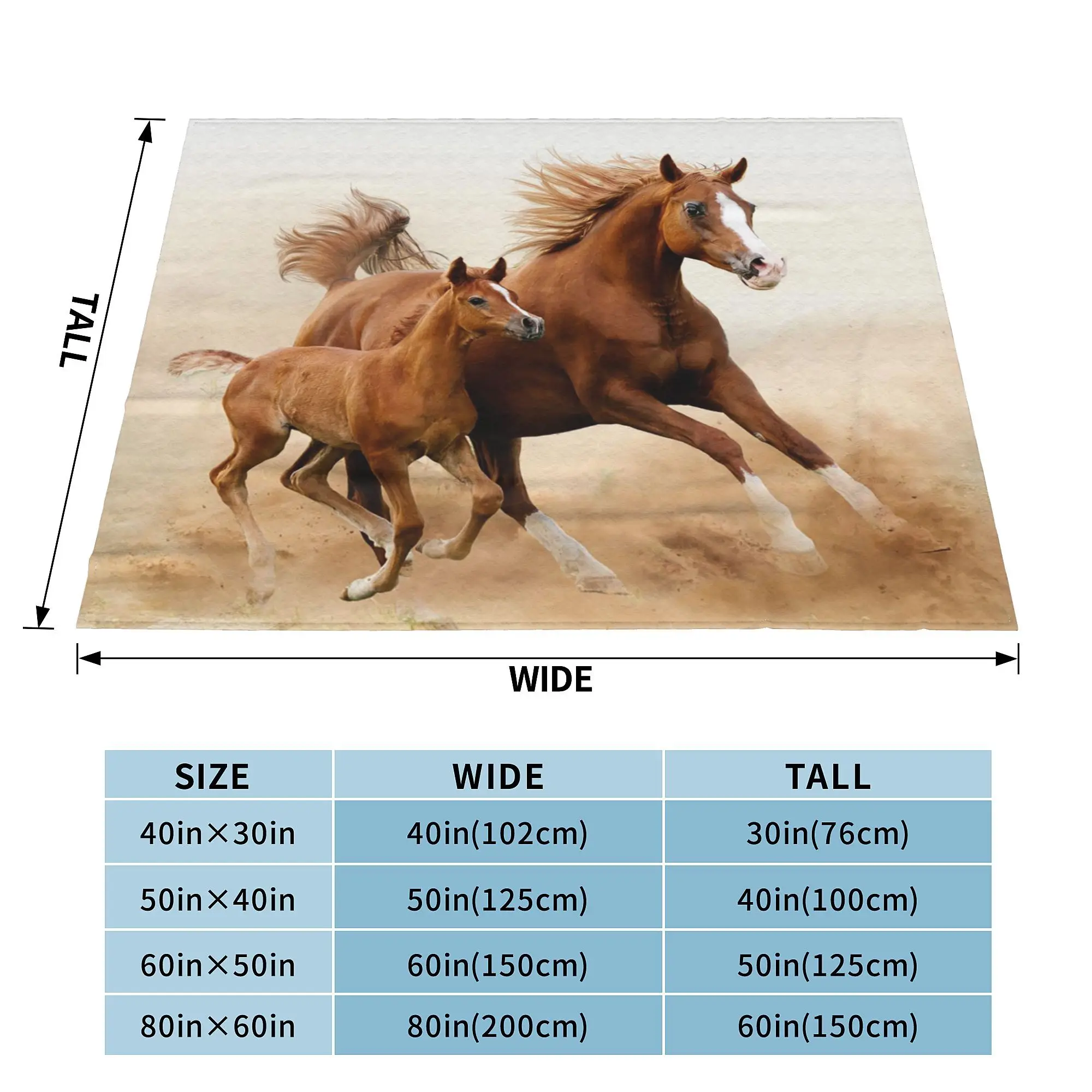 Фланелевое одеяло для всей семьи с лошадьми новинка любителей животных пледы