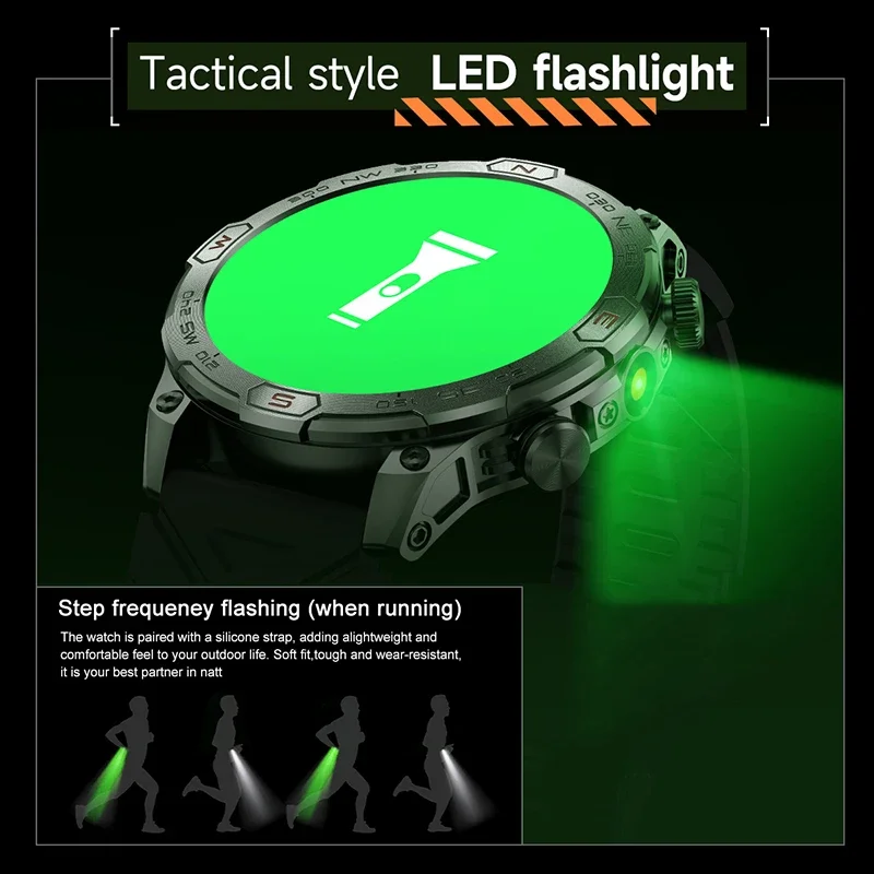 Новинка 2024 спортивные умные часы с GPS-треком для активного отдыха экран 1 43 дюйма