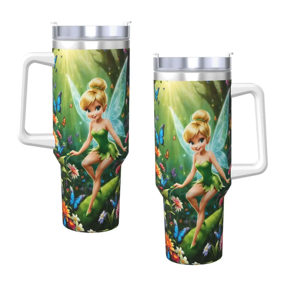 MINISO Tinker Bell кружки для автомобиля из нержавеющей стали 40 унций Термокружка
