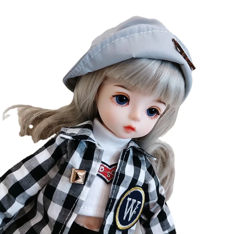

Handmade Changing the Makeup SD/BJD Simulation 6 Points Ankle Biter Toy 30cm