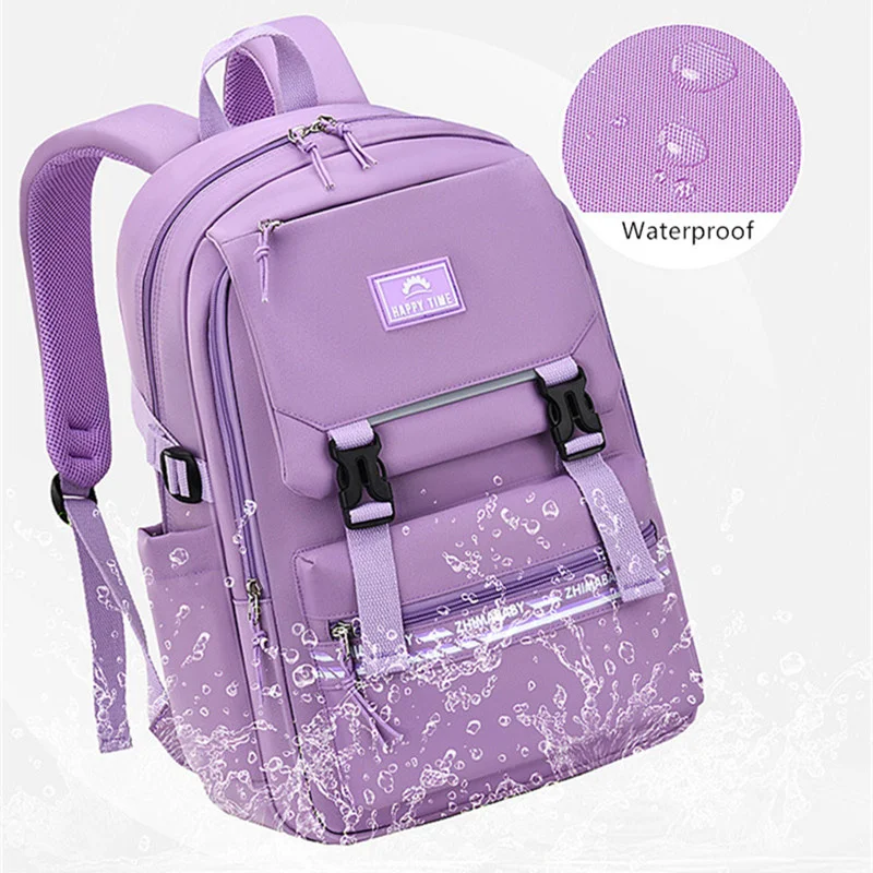 Школьные ранцы для девочек 14 лет Большая водонепроницаемая сумка учебников