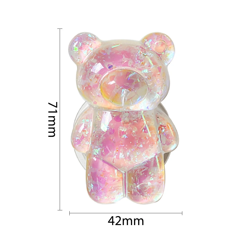 cellphone support griptok 3d cartoon cute bear grip tok desktop phone finger stand mobile shell holder accessories for iphone free global shipping