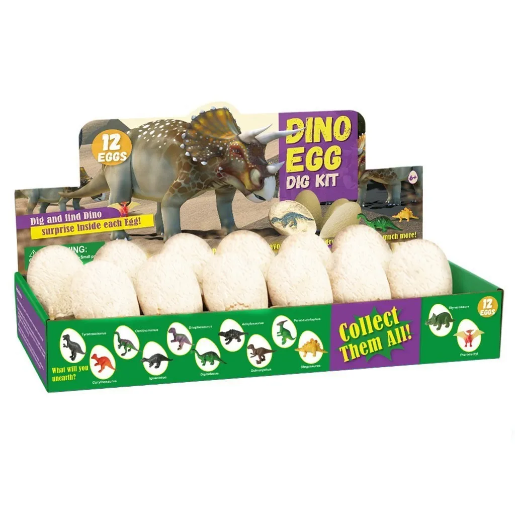 

Dino Toys Gifts Eggs 12 Kids Dinosaur Dinosaur Eggs Cute Open Dinosaurs Kit Education
