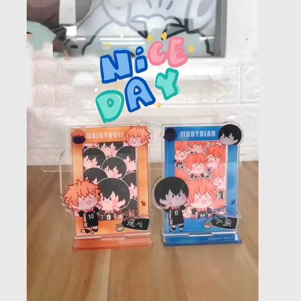 Аниме Haikyuu! Shoyo Hinata Kozume Kenma Косплей стоячий знак Фоторамка акриловое украшение