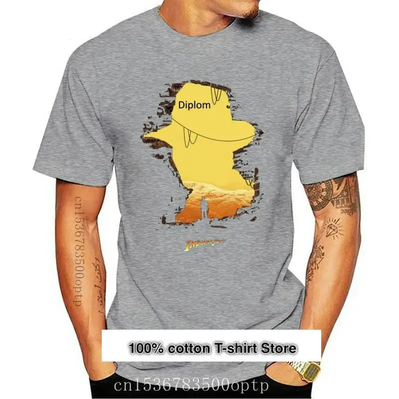 

Camiseta de манга corta para hombre y mujer, camiseta negra fresca de Indiana Jones, M, Xl, 2xl, 3xl