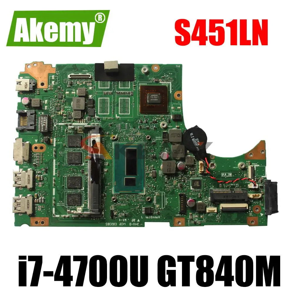 

Для Asus S451 S451L V451 V451L S451LN S451LB REV2.1 i7-4700U GT840M 60NB05D0-MB1211