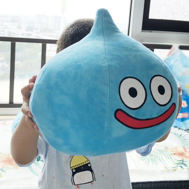 Плюшевая игрушка Dragon Quest Smile Slime новой игры, 30 см, мультфильм, аниме, наполненная детьми, подарок на день рождения, домашний декор, ребенок.