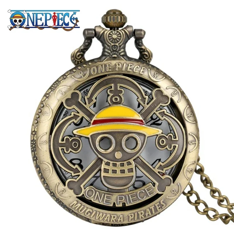 Карманные часы для мужчин и женщин аниме цельный мультяшный рисунок винтажная