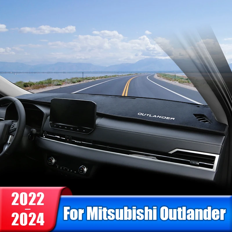

Car Dashboard Mat For Mitsubishi Outlander PHEV IV 4 MK4 2022 2023 2024 Instrument Desk Sun Shade Pad Non-slip Pad Accessories