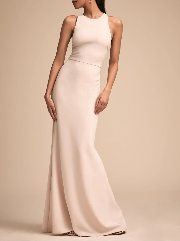 

Новинка весна-лето пикантное модное женское вечернее платье с открытой спиной на бретельках с перекрестными бретельками для женщин элегантные женские платья 2023