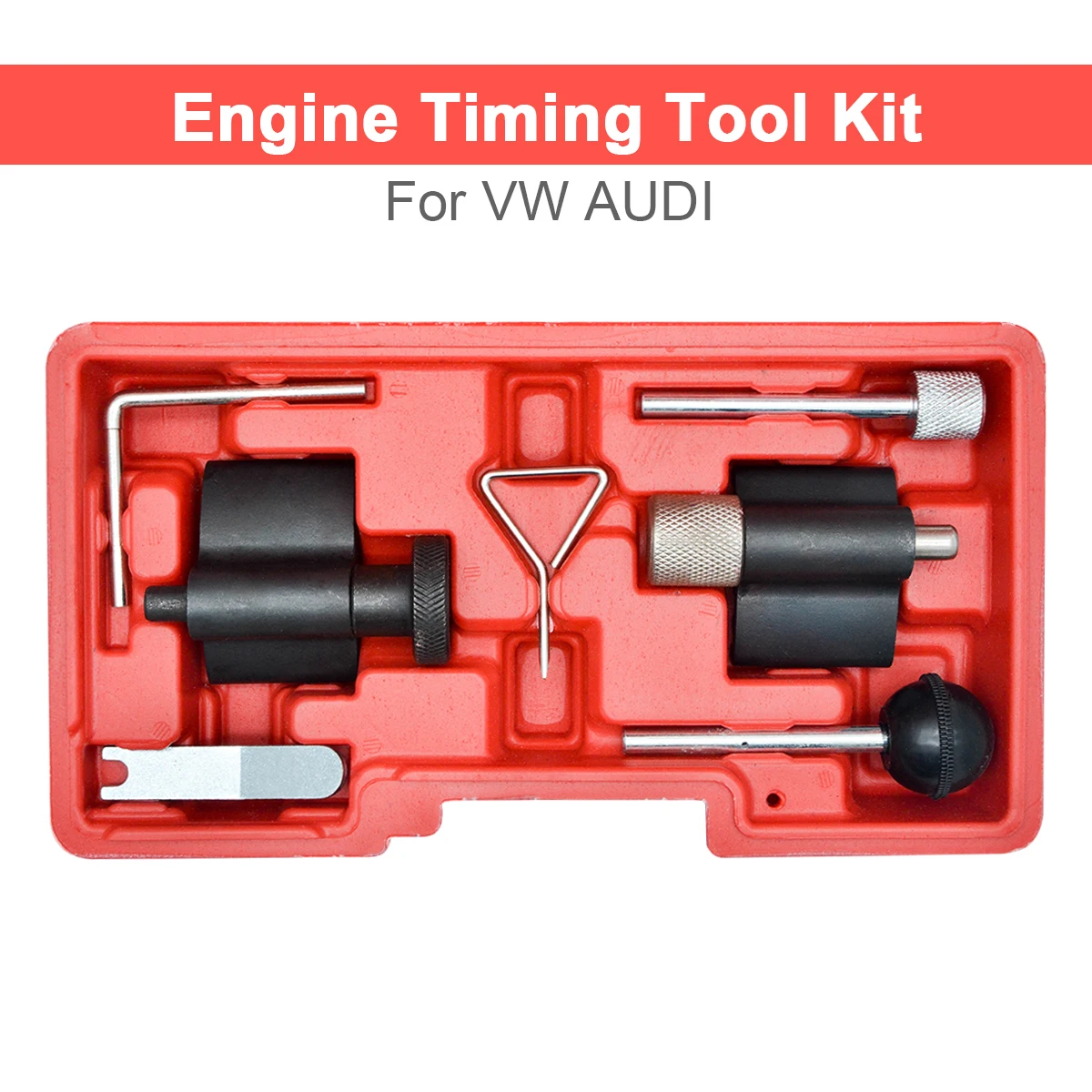 

Car Auto Repair Tools Timing Tool Kit 1.2 1.4 1.9 2.0 TDi PD Diesel Engine 7 Pcs Timing Tools for VW Audi