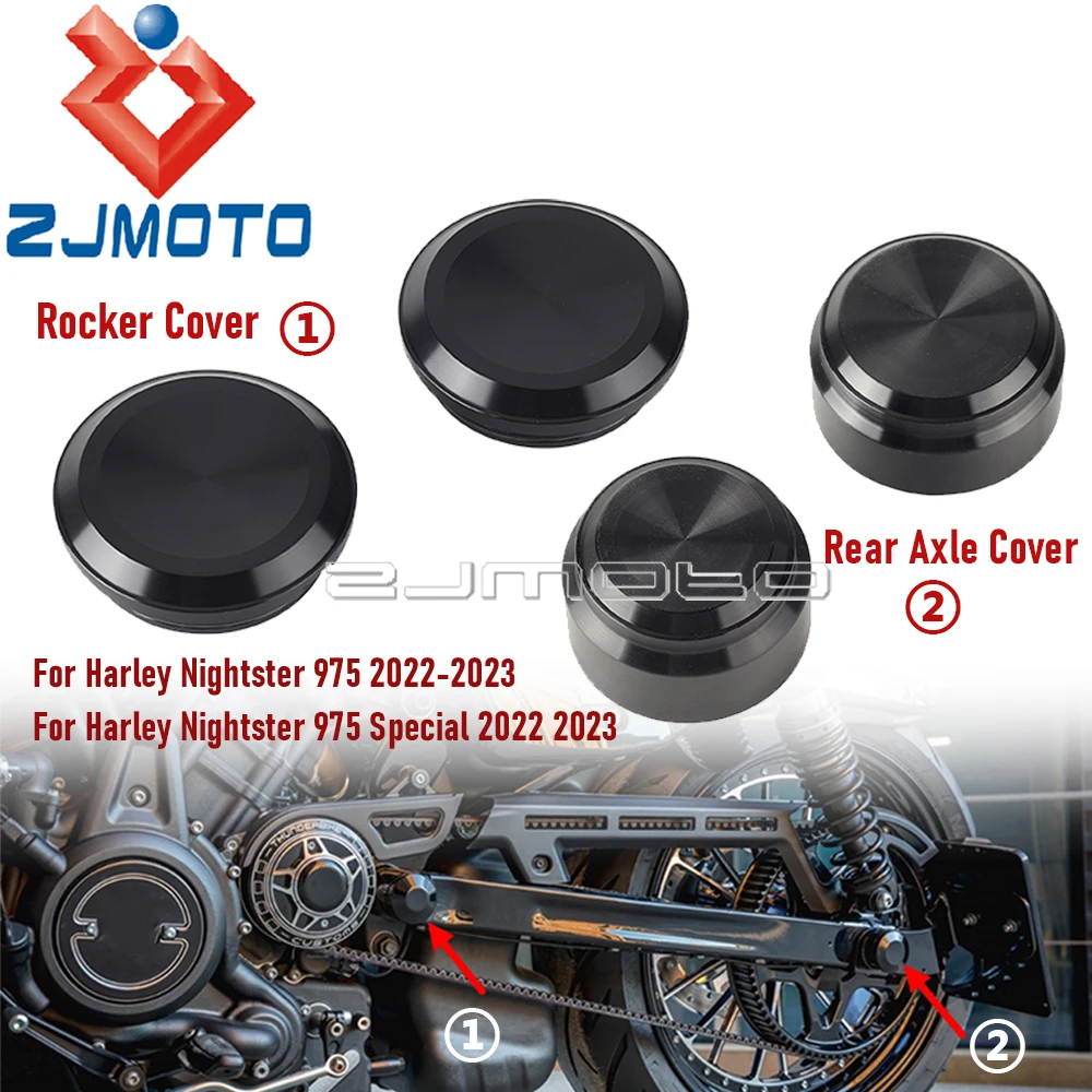 

Swingarm Bolt Nut Cap For Nightster 975 RH 975 Special RH975S 2022 2023 Motorcycle Rear Wheel Axle Nut Covers & Rocker Arm Cover