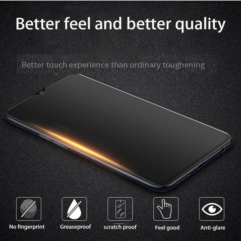 Закаленное стекло для Huawei Enjoy 9s матовое без отпечатков пальцев телефона Nova 3 3E 3i 4 4E