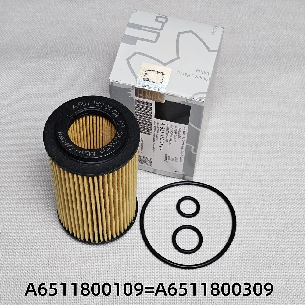 

Автомобильный масляный фильтр A6511800109 для двигателя Mercedes Benz W204 W205 W212 A180 B200 C200 E220 E250 CDI CLA GLA GLC GLK OM651
