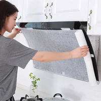 disposable kitchen hood oil filter paper range hood grease anti oil cotton filter cooker hood extractor fan filter non woven