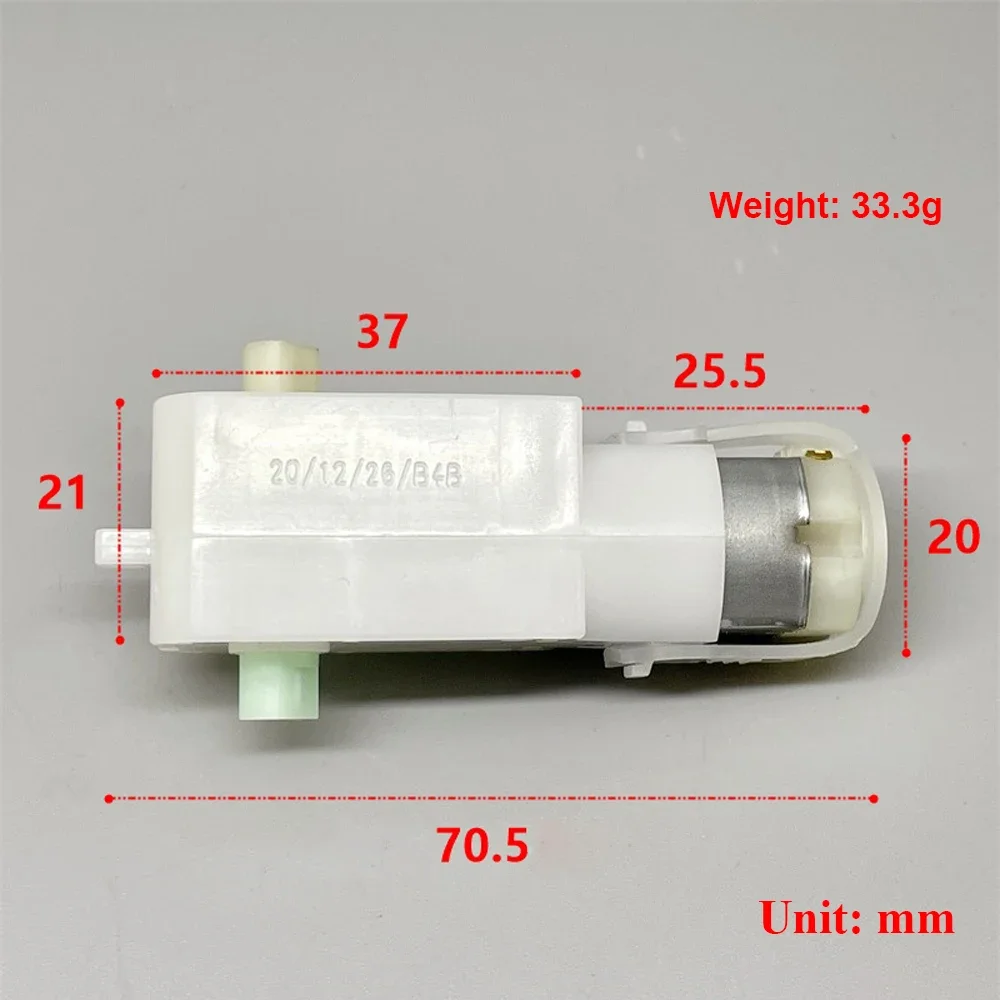 1 шт. коробка передач 1:220 двойной вал Micro Mini 130TT мотор-редуктор 5 В 3 7 32 об/мин