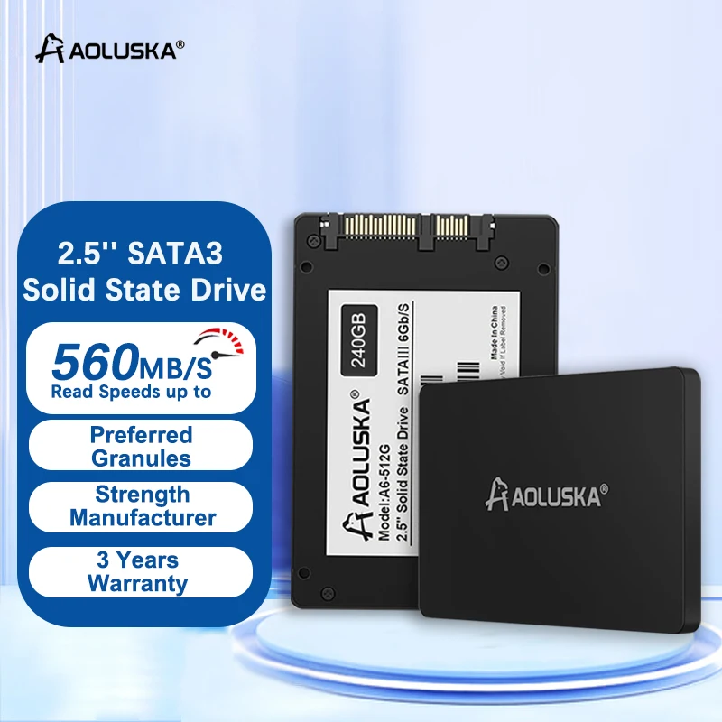 1-10 шт. 2 5 SATA3 SSD 1 ТБ 512 ГБ 256 128 Твердотельный накопитель 500 480 Ноутбук Настольные