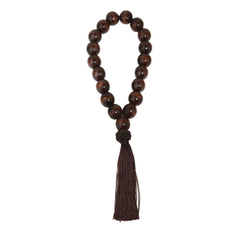 

Rosary Wood Gifts Charms Car Pendant Interior Accessories Live Long Life