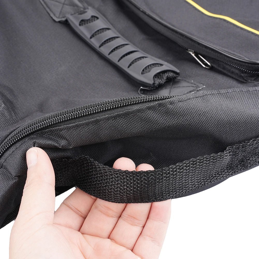 

Guitar Bag Oxford Fabric 41” Acoustic Guitar Bag Double Straps Padded Black Guitar Case Gig Backpack 42.1 X 17 X 5.5 In