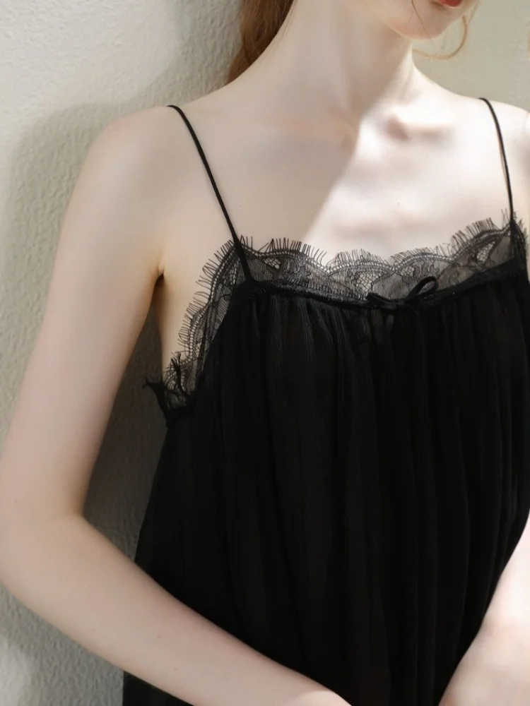 Женская летняя Ночная рубашка на бретелях 150 кг