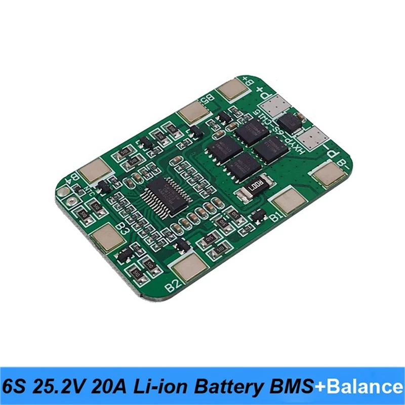 2x6S 25 2 V 20A литиевая батарея BMS Board с балансировкой для отвертки 25V и аккумуляторного