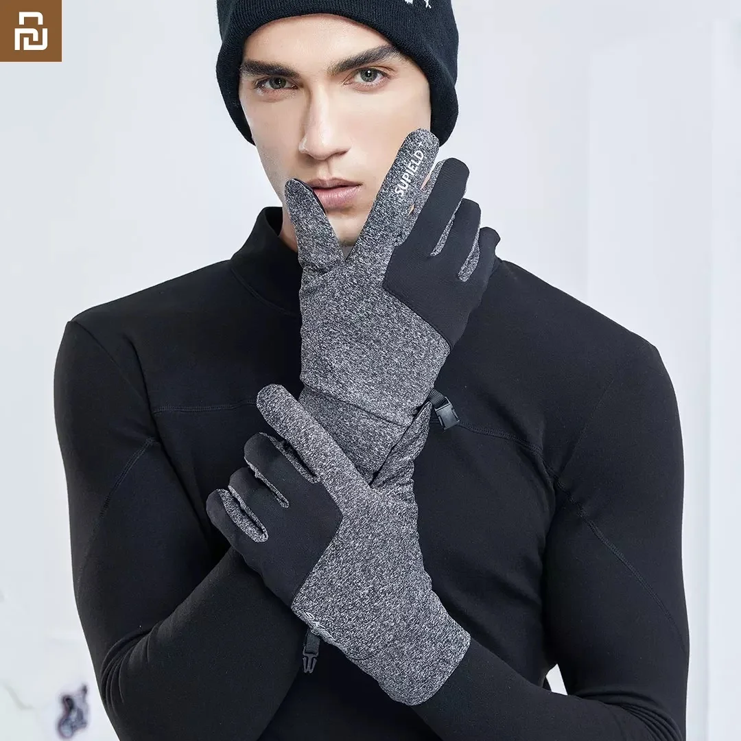 

New Youpin SUPIELD Aerogel Cold-Resistant Warm and Non-slip Touch Screen Gloves For Winter Warm Men & Women Gloves