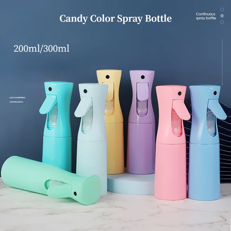 

200/300ml High Pressure Spray Bottle Continuous Hairdressing Watering Can Refillable Water Sprayer Barber Atomizer Water Bottle