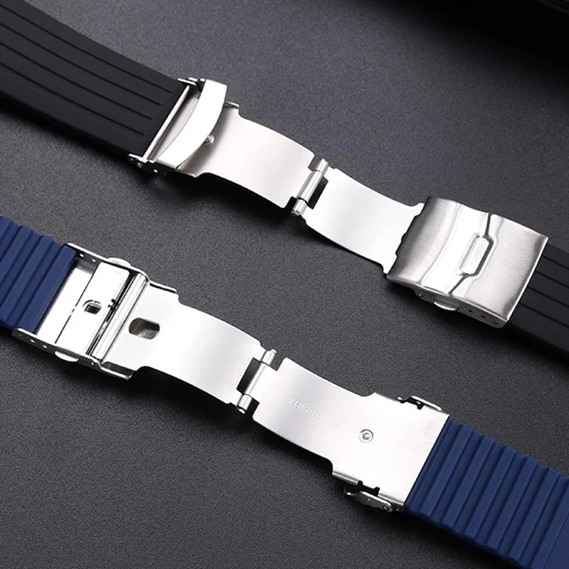 22-11 мм 24-12 выпуклый силиконовый ремешок для часов ORIS AQUIS 7730 7740 дайвинга