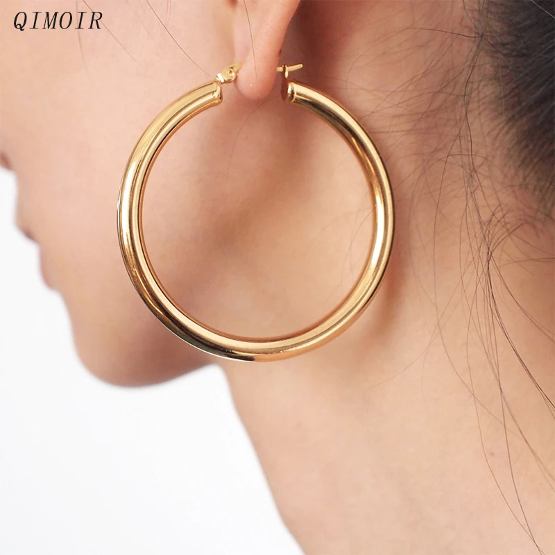 Серьги-кольца из нержавеющей стали