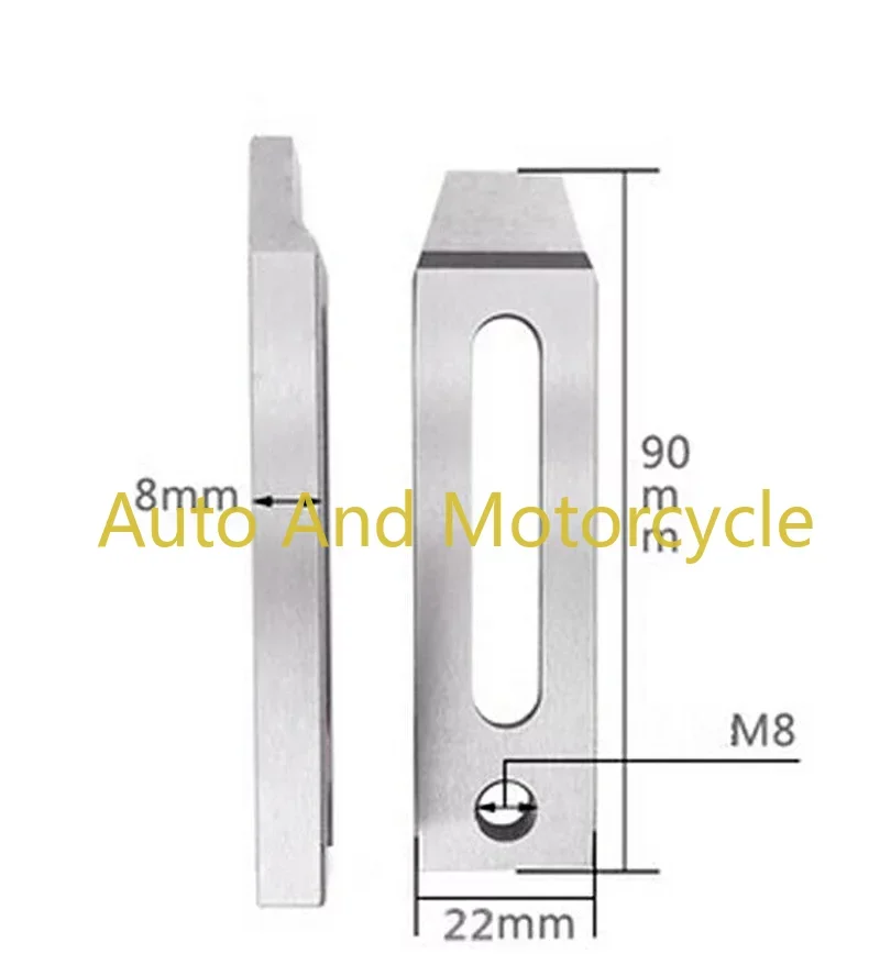 1 шт. проволочный EDM нержавеющий зажим держателя 90x23x8 мм M8 винтовой станок