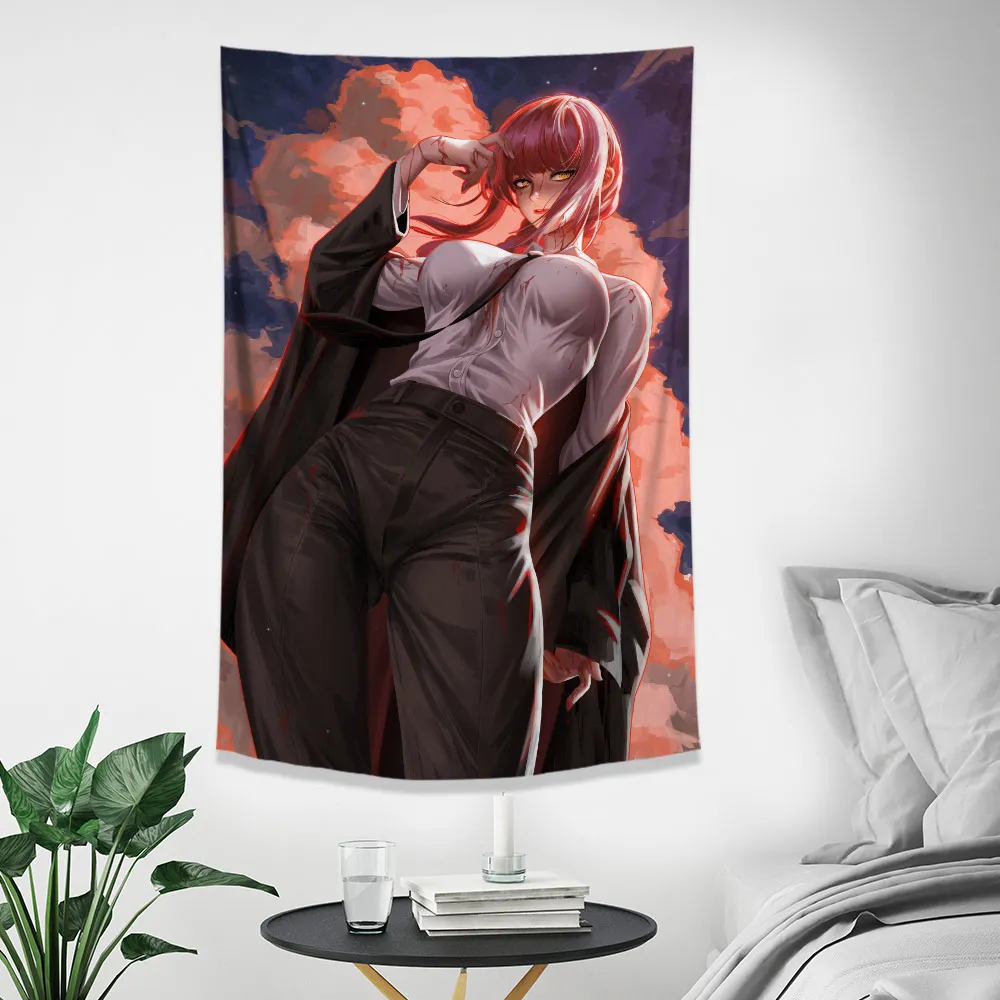 Настенный гобелен с аниме принтом