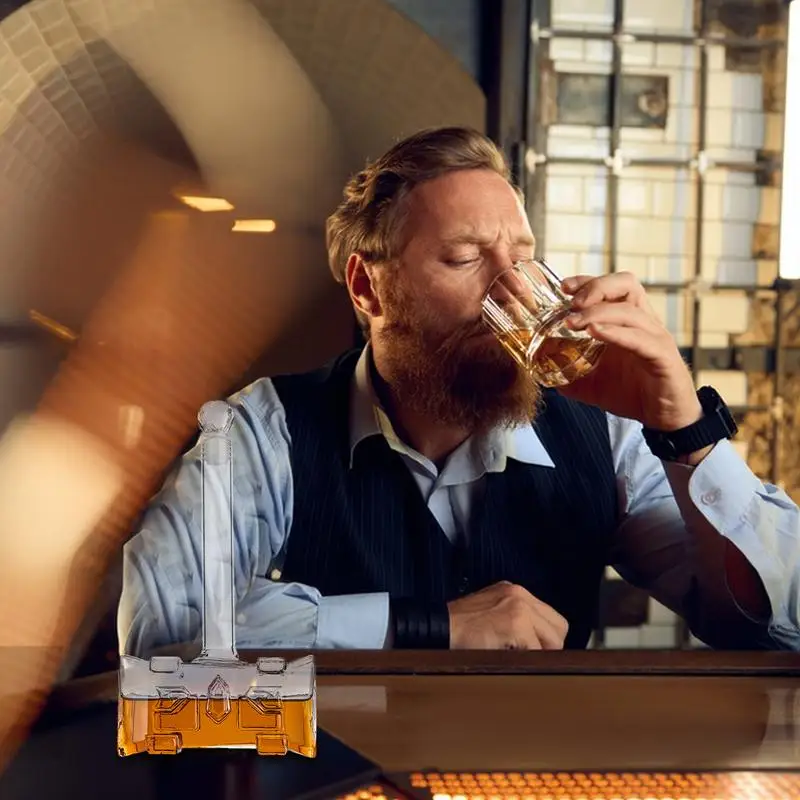 Графин для виски 400 мл молоток графин с герметичной пробкой 3D бутылка ликера